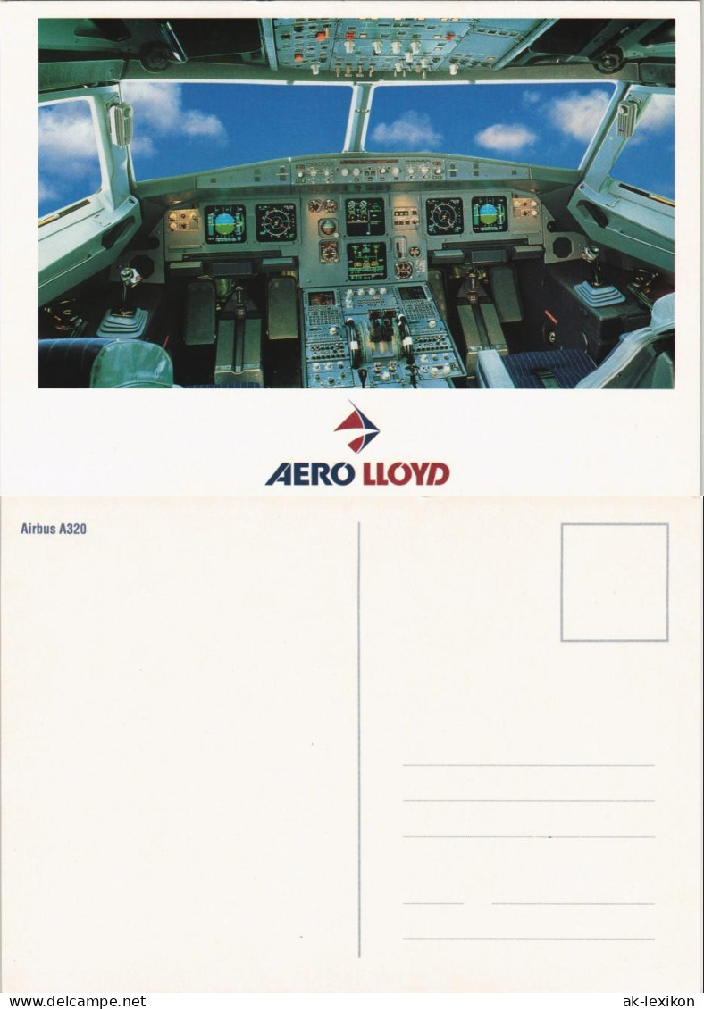 AERO LLOYD Airbus A320 Cockpit Flugwesen Airplane Flugzeug 1990 - 1946-....: Modern Tijdperk