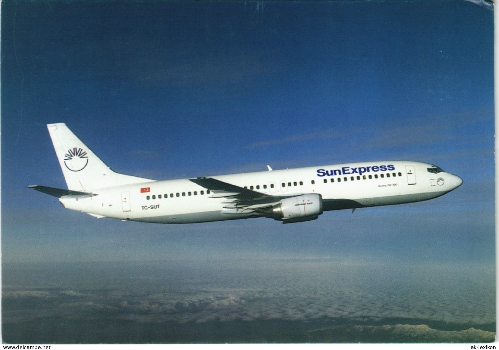 Ansichtskarte  SunExpress Fluggesellschaft Flugwesen Flugzeug 2000 - 1946-....: Era Moderna