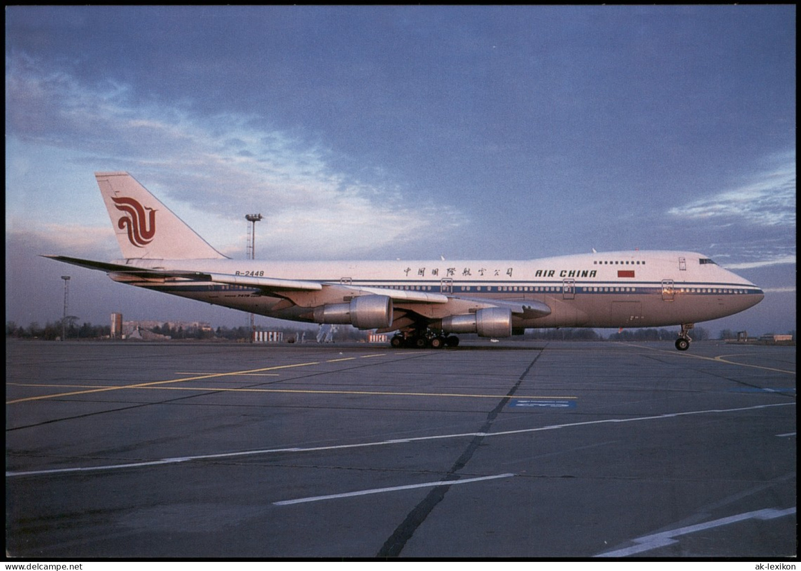 Schönefeld-Berlin AIR CHINA Boeing 747-2J6B (SCD) Flugzeug Airplane Avion 2001 - Schönefeld