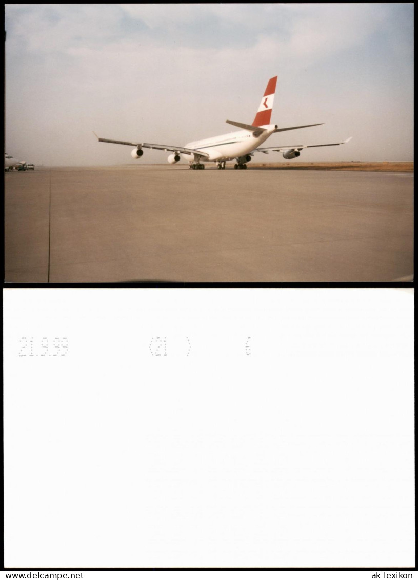 Foto  Flugzeug Airplane Avion Auf Der Startbahn 1999 Privatfoto Foto - 1946-....: Moderne