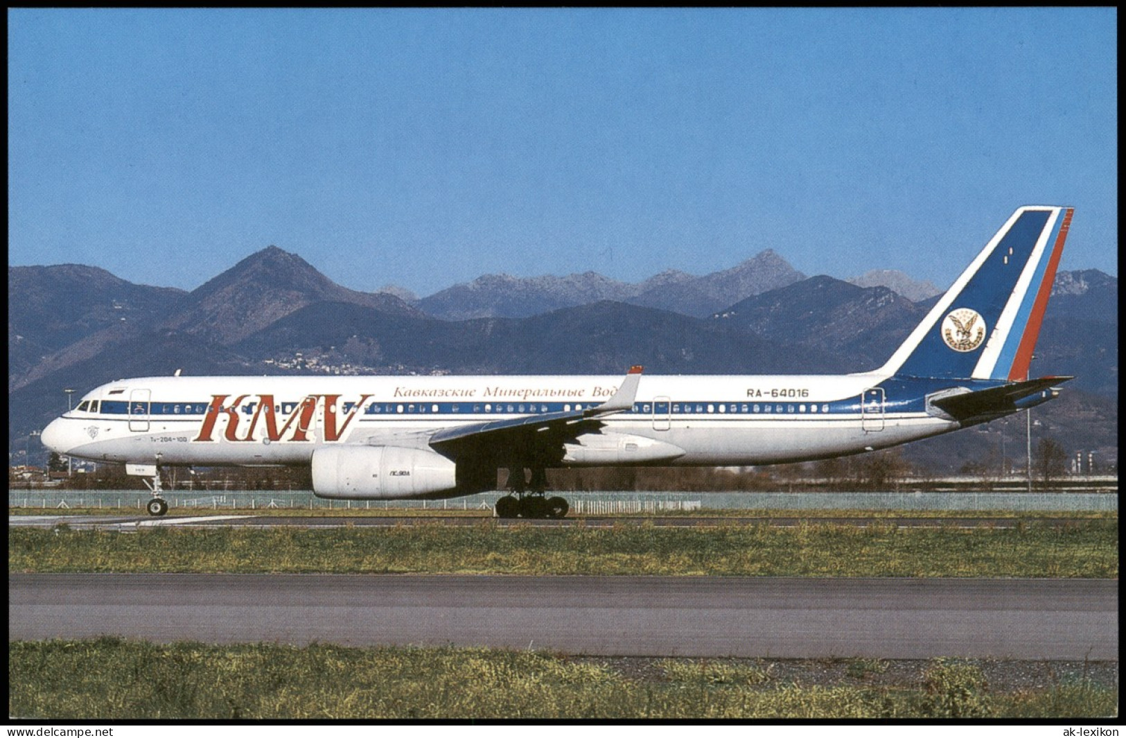 Cartoline Mailand Milano Tupolev 204-100 Flugzeug Airplane Avion 1998 - Autres & Non Classés