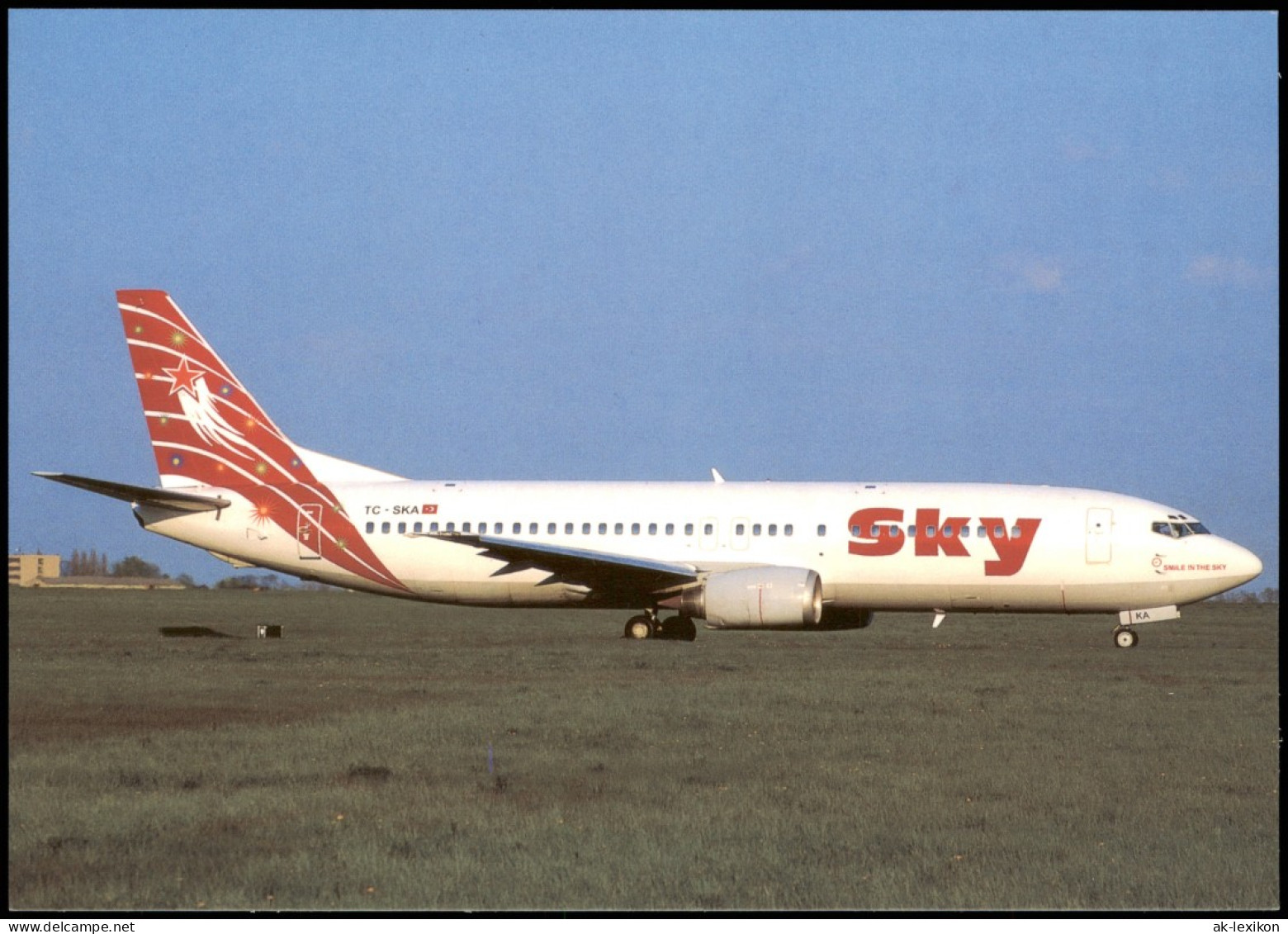 Schönefeld-Berlin SKY AIRLINES Flugzeug Airplane Avion Boeing 737 2001 - Schönefeld