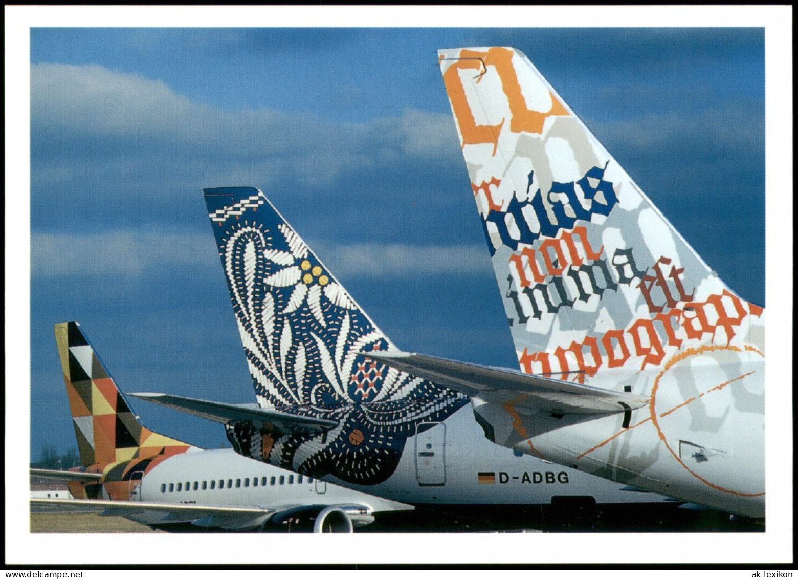 Ansichtskarte  DEUTSCHE BA Boeing 737-300 Flugzeug Airplane Avion 2008 - 1946-....: Moderne