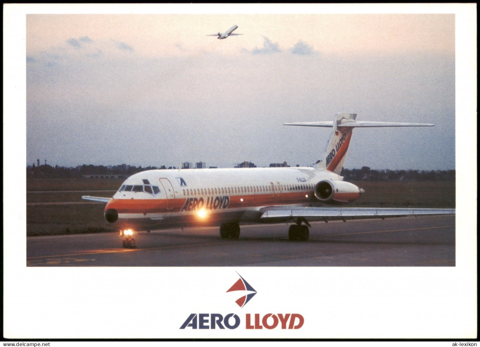 Ansichtskarte  MD 87 Auf Startbahn AERO LLOYD Flugzeug Airplane Avion 1999 - 1946-....: Moderne