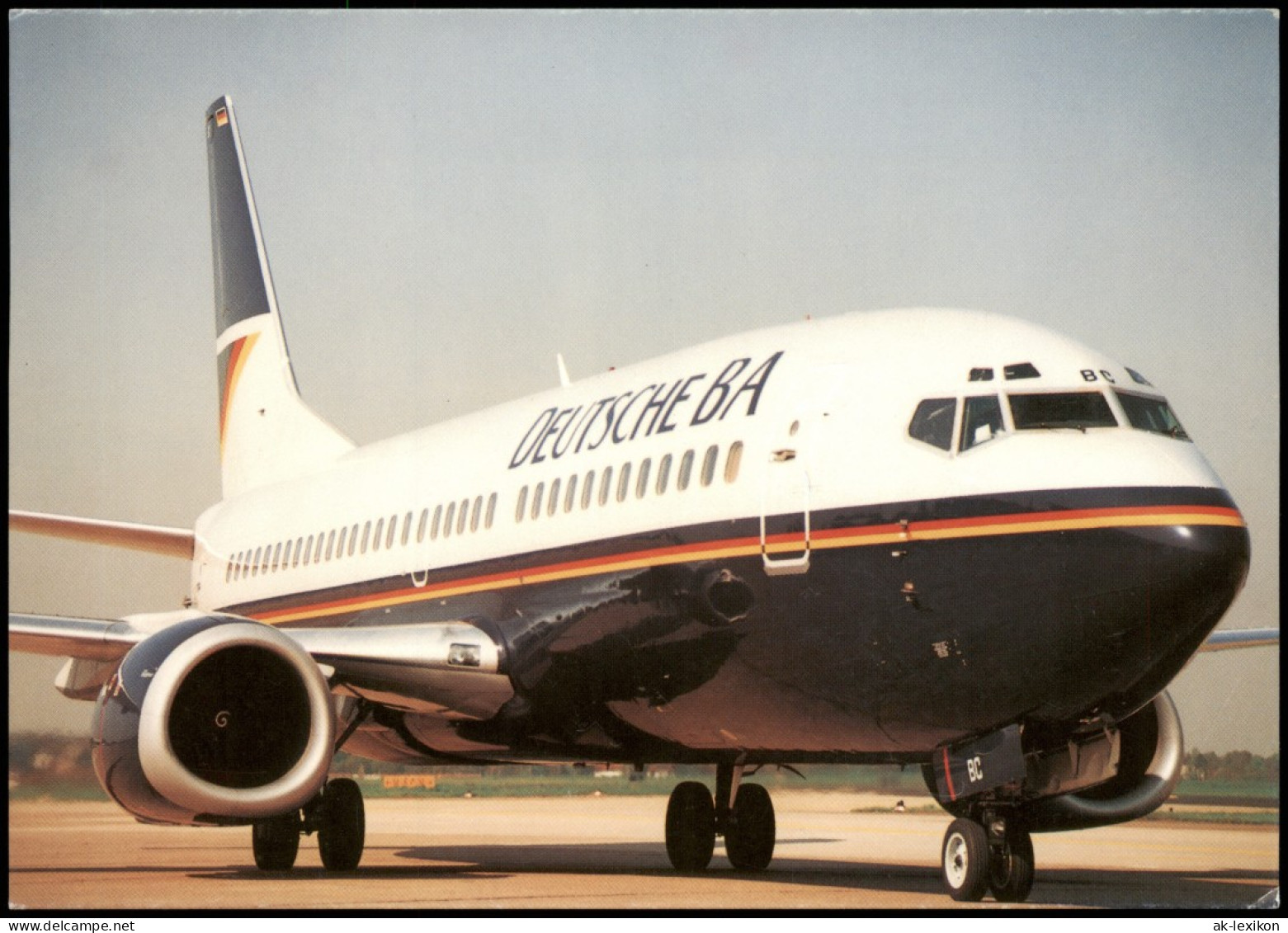 Ansichtskarte  Boeing 737-300 Flugzeuge - Airplane Deutsche BA 1993 - 1946-....: Ere Moderne