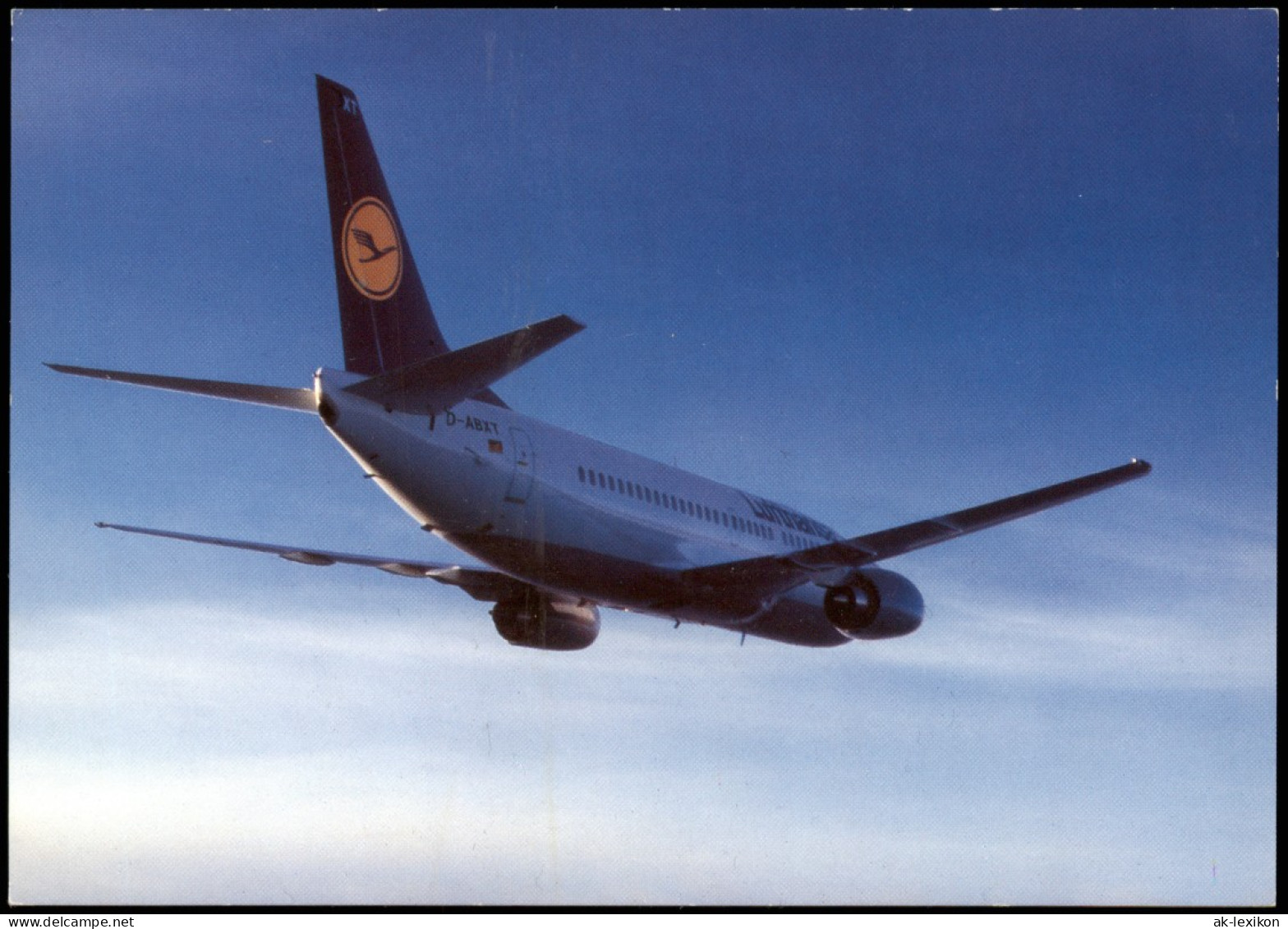 Ansichtskarte  Lufthansa Boeing 737-300 Flugzeuge - Airplane 1993 - 1946-....: Moderne