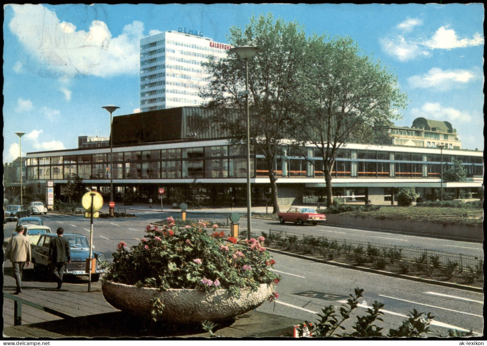 Ansichtskarte Duisburg Mercatorhalle , Straße Autos 1970 - Duisburg