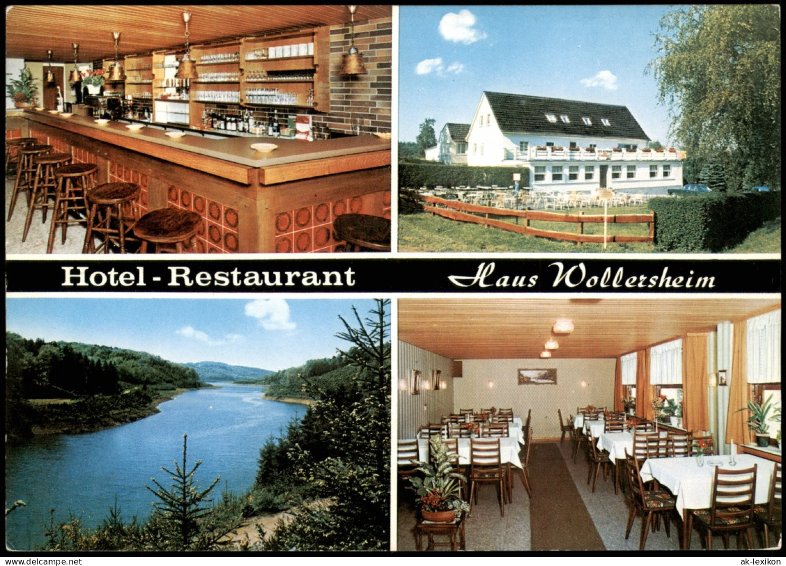 Kürten Mehrbild-AK Hotel-Restaurant Haus Wollersheim Im OT Eisenkaul 1975 - Otros & Sin Clasificación