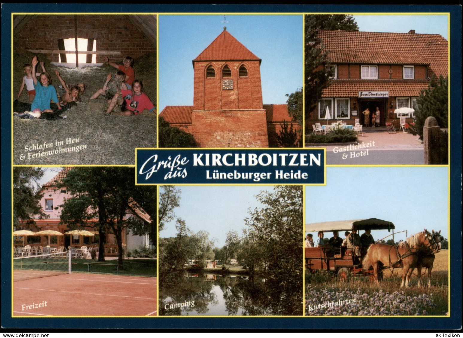 Kirchboitzen-Walsrode Mehrbild-AK  Ferienwohnungen, Hotel Kutschfahrt Uvm. 2000 - Walsrode