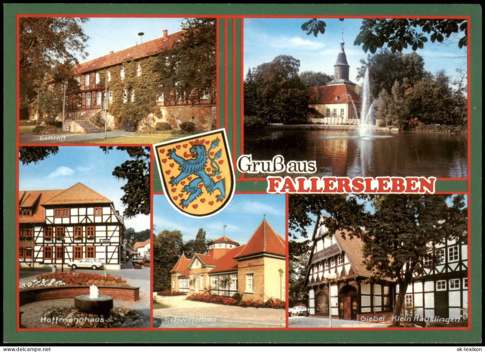 Fallersleben-Wolfsburg Mehrbildkarte Stadtteilansichten Von Fallersleben 1980 - Wolfsburg