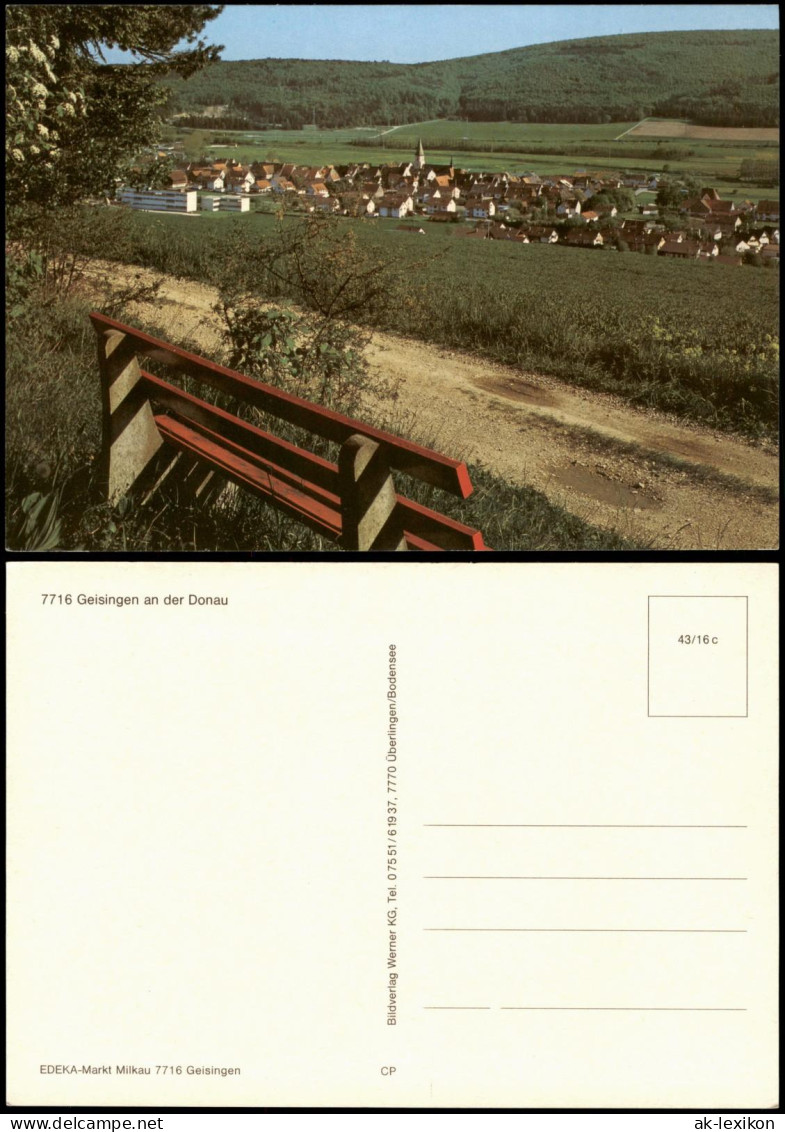 Ansichtskarte Geisingen Panorama-Ansicht Fernansicht 1970 - Other & Unclassified