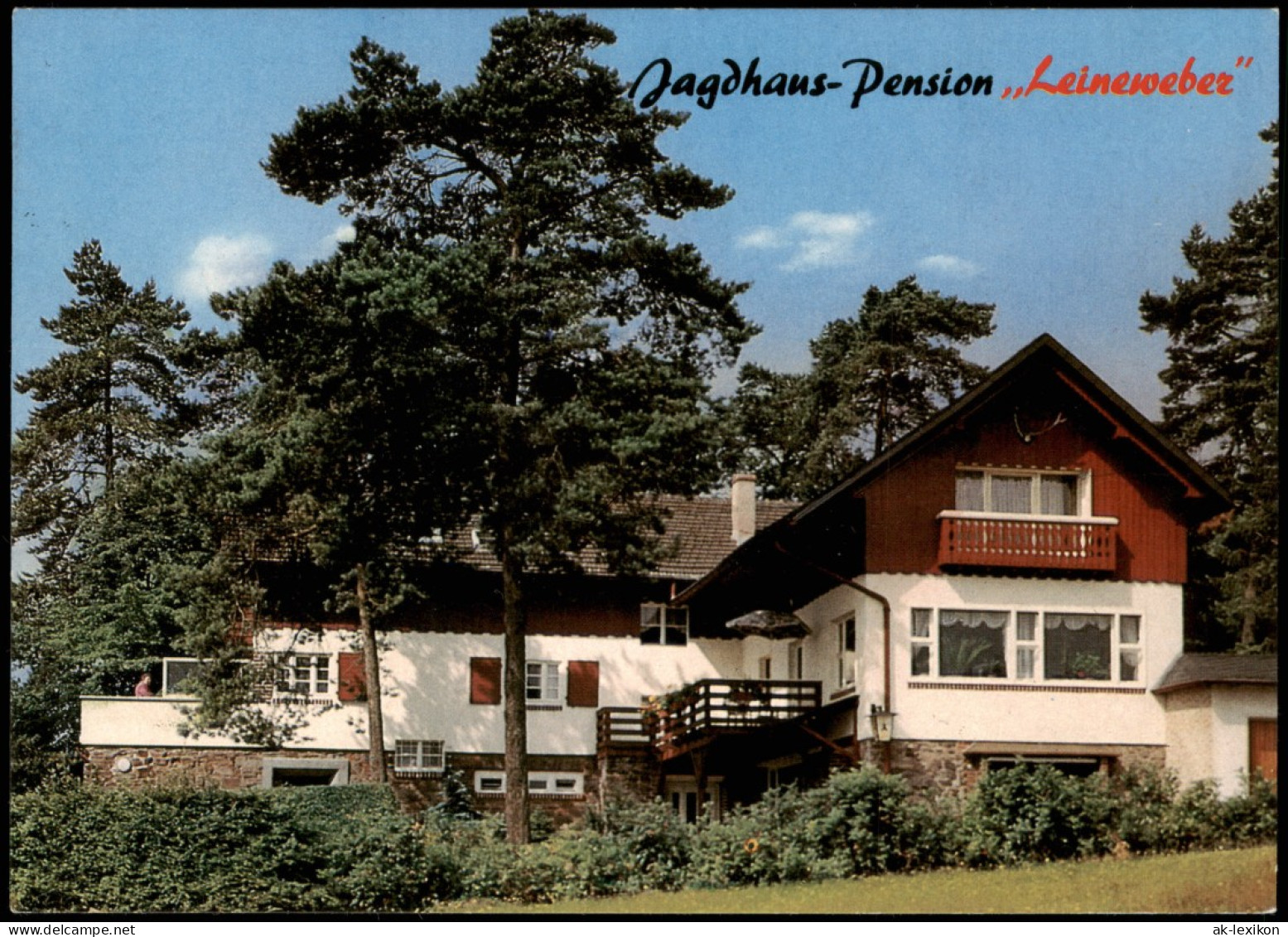 Scheiden-Losheim Am See Jagdhaus Pension Leineweber Hohe Tannen OT Scheiden 1999 - Sonstige & Ohne Zuordnung