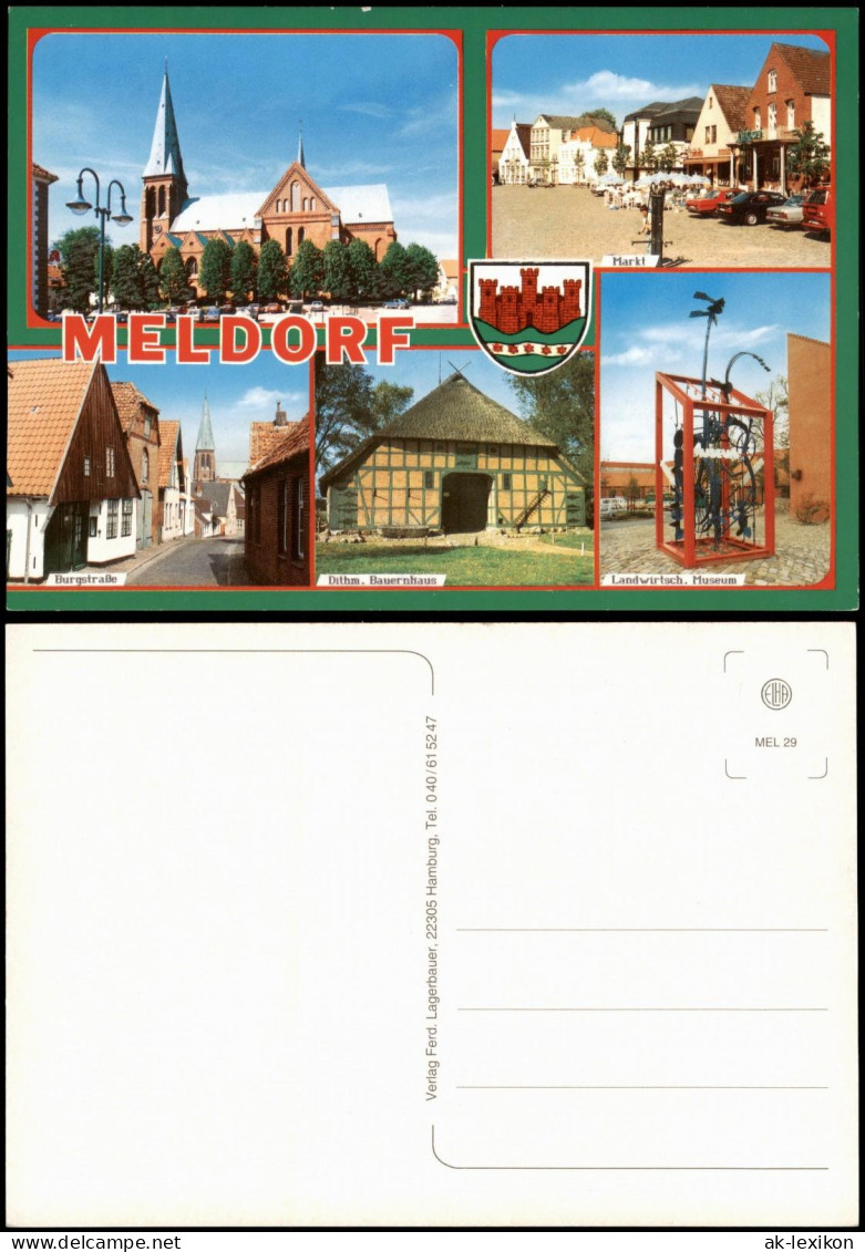 Meldorf Dithm. Bauernhaus Landwirtsch. Museum Burgstraße Markt 1993 - Other & Unclassified