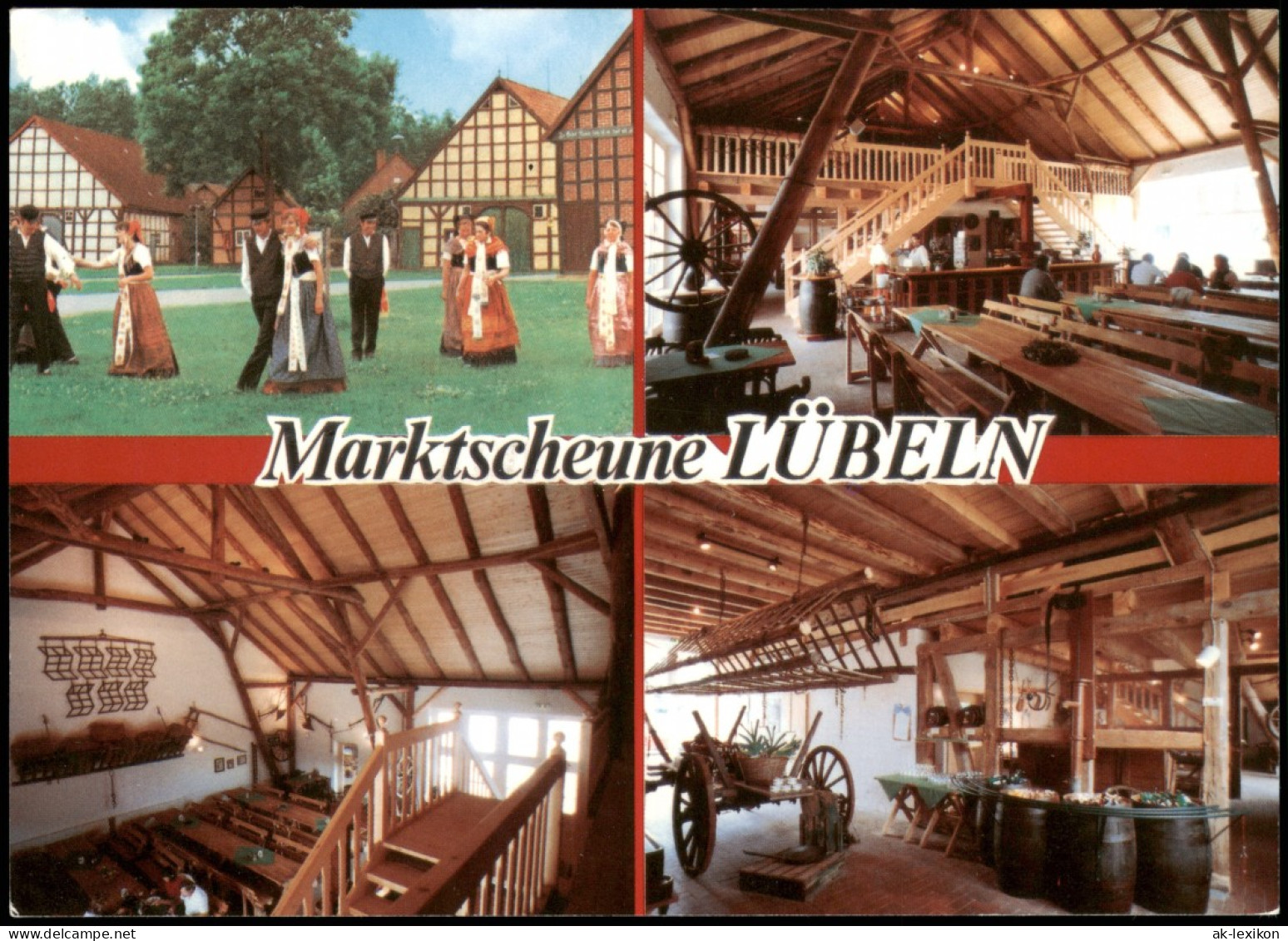 Lübeln Mehrbild-AK Marktscheune LÜBELN Innen- U. Außenansichten 1992 - Otros & Sin Clasificación