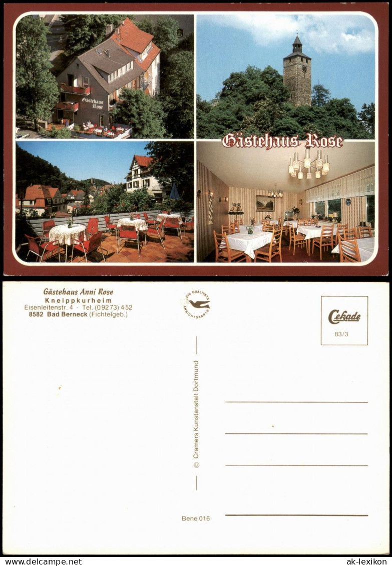 Bad Berneck Im Fichtelgebirge Gästehaus Anni Rose - Mehrbild 1983 - Sonstige & Ohne Zuordnung