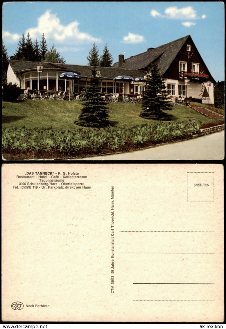 Altenau Schulenberg  Oberharz-Clausthal-Zellerfeld Restaurant Das Tanneck 1978 - Clausthal-Zellerfeld