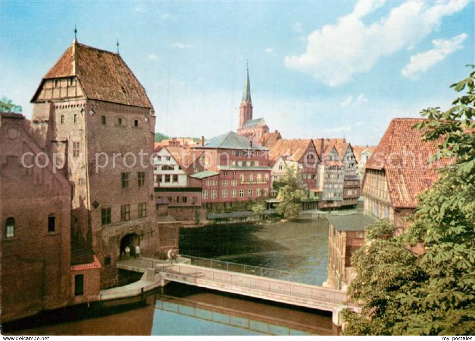 72957070 Lueneburg Partie An Der Abtsmuehle Bruecke Altstadt Lueneburg - Lüneburg