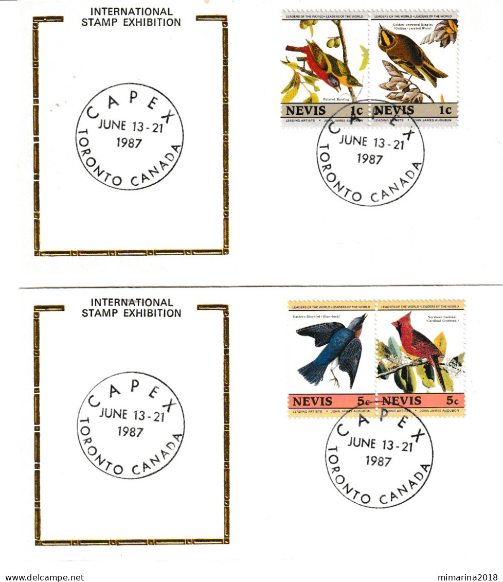 CAPEX 87  MNH  "BIRDS"  14 FDC - Other & Unclassified