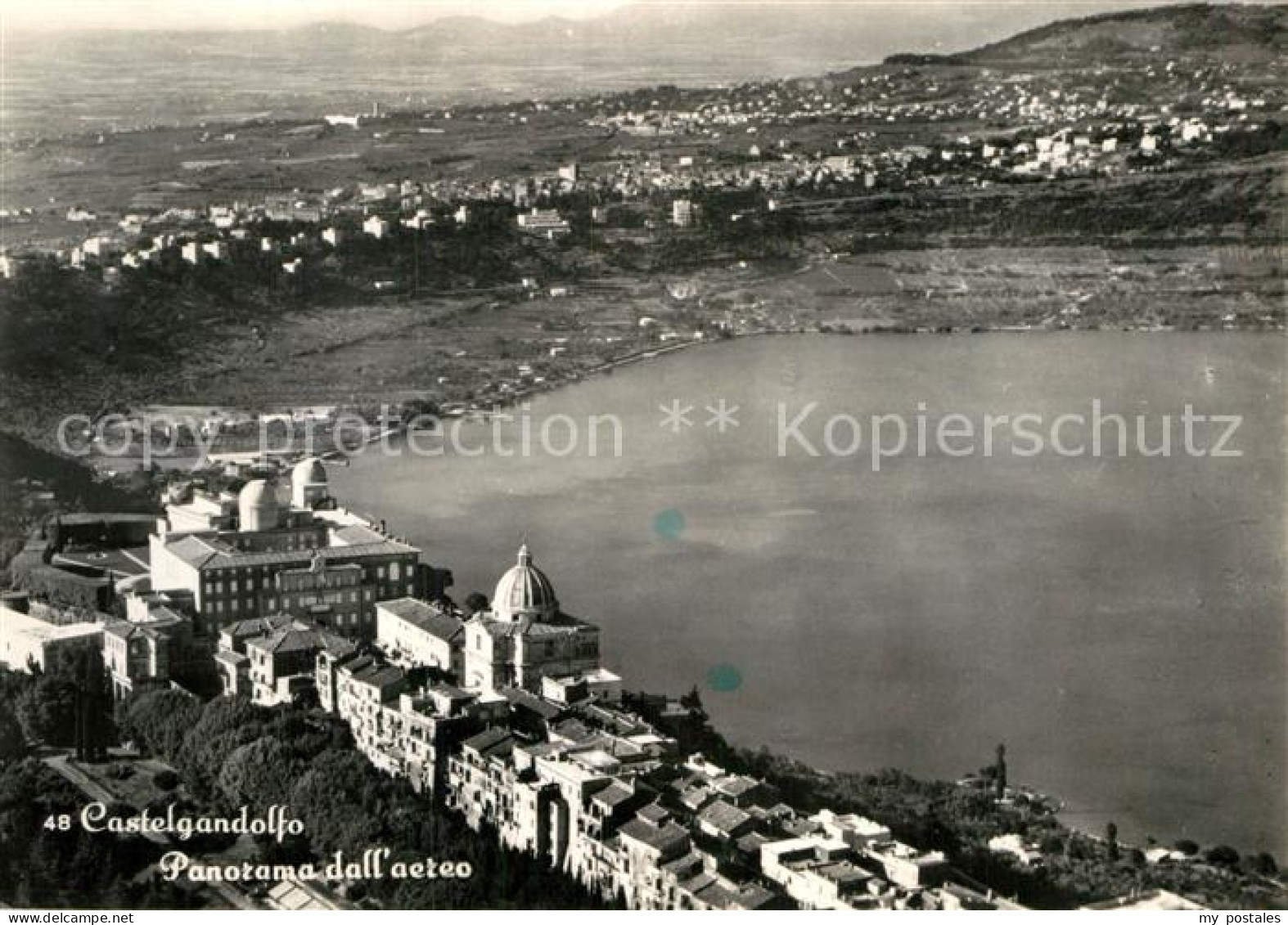 72957016 Castelgandolfo Latium Panorama Dall Aereo Castelgandolfo Latium - Andere & Zonder Classificatie