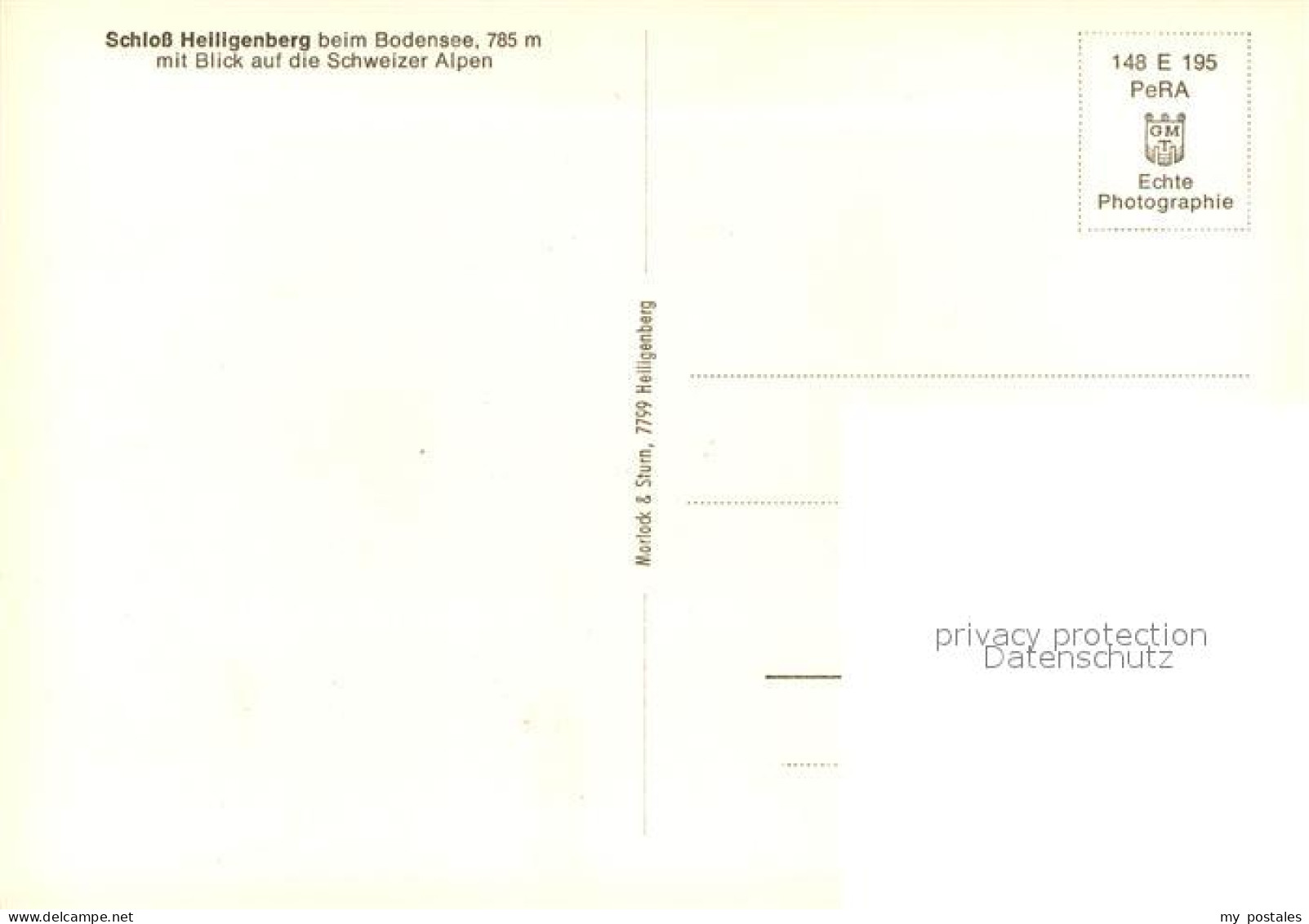 72956060 Heiligenberg Baden Schloss Heiligenberg Schweizer Alpen  Heiligenberg - Other & Unclassified