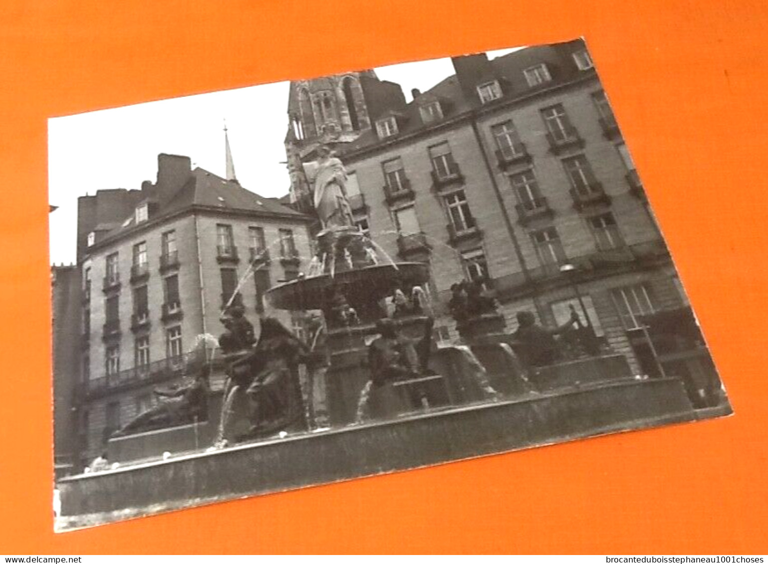 Photographie Ancienne  Nantes (Loire-Atlantique)  Place Royale - Plaatsen