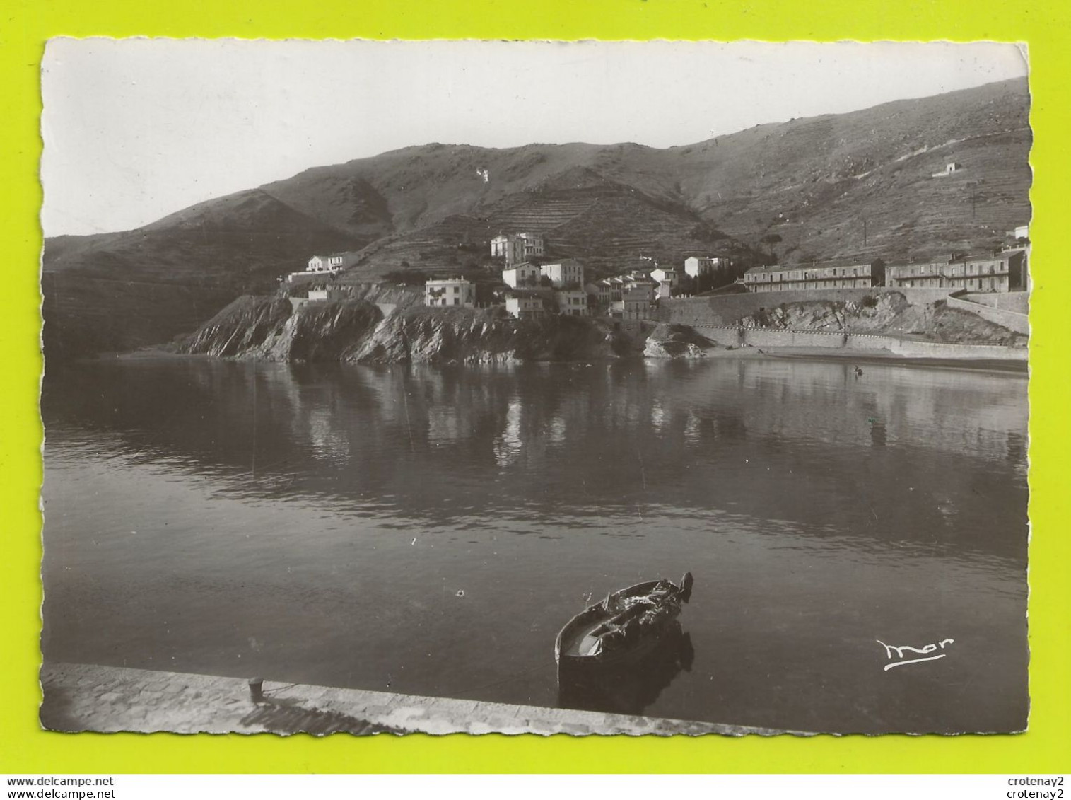 66 CERBERE N°6118 Cap Cerbère Barque De Pêche Filets VOIR DOS Postée De Banyuls En 1955 - Cerbere