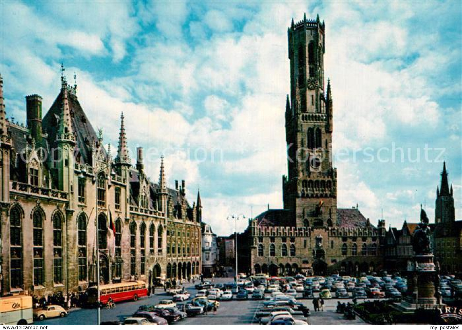 72955807 Brugge Grote Markt Grande Place Belfried  - Brugge