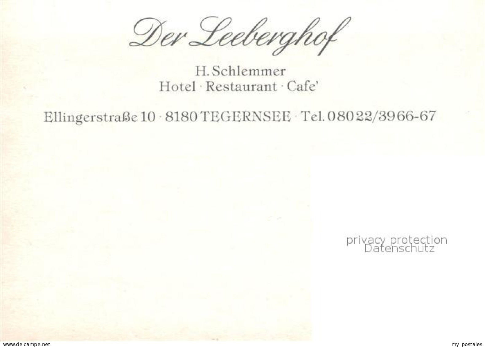 72954600 Tegernsee Seeberghof Hotel Restaurant Seeblick Alpenblick Tegernsee - Tegernsee