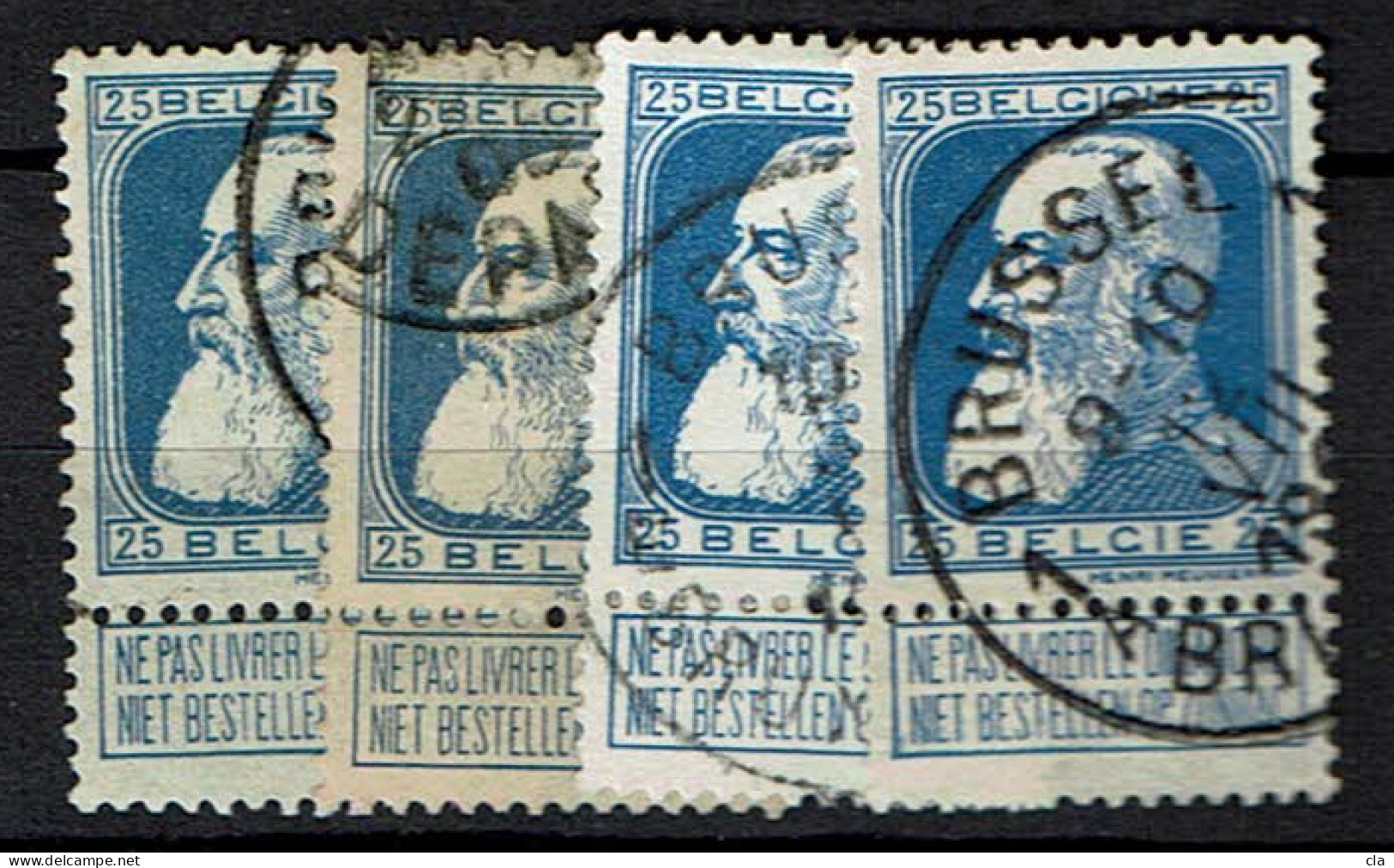 76  Obl   4 Nuances - 1905 Breiter Bart