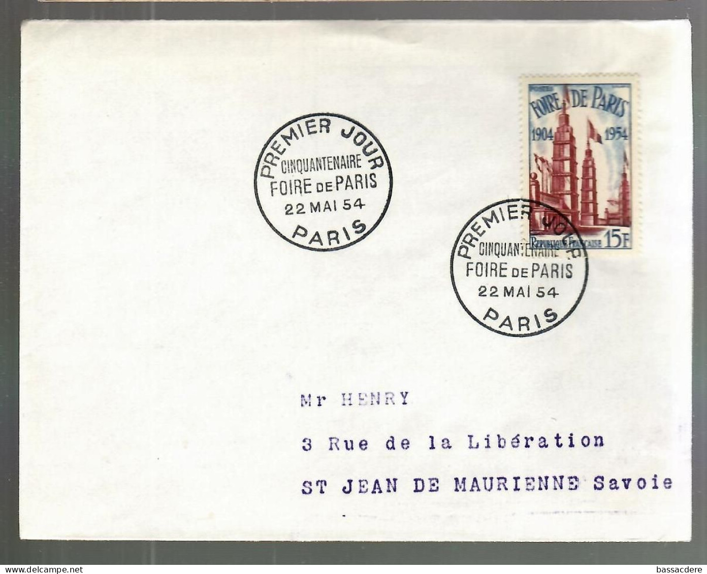 80312 -  CINQUANTENAIRE  FOIRE DE  PARIS - 1921-1960: Periodo Moderno