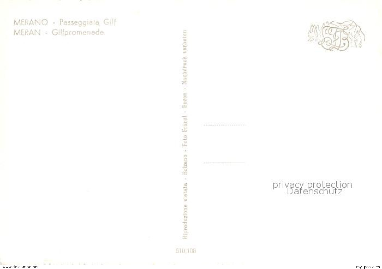 72954502 Meran Merano Passegiata Gilf Gilfpromenade Merano - Sonstige & Ohne Zuordnung