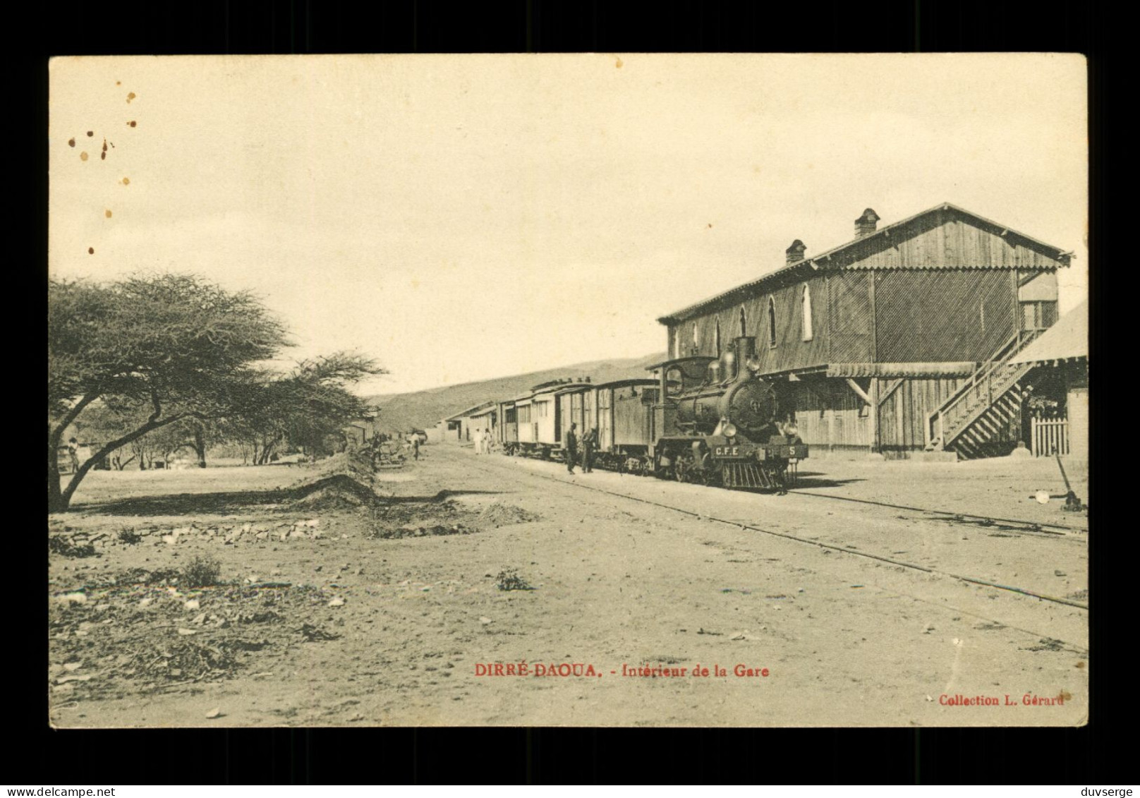 Ethiopie Ethiopia Dirre Daoua Interieur De La Gare ( Train ) - Ethiopie