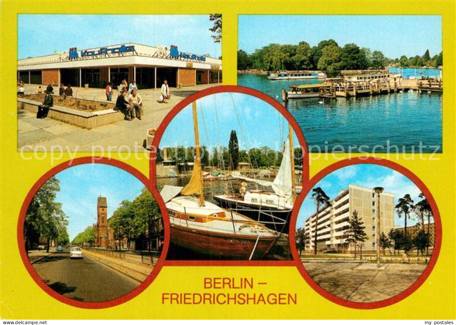 72953631 Friedrichshagen Berlin Kaufhalle Anlegestelle Der Weissen Flotte Boelsc - Autres & Non Classés