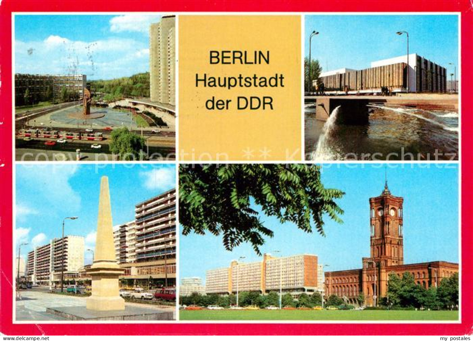 72953601 Berlin Leninplatz Palast Der Republik Leipziger Strasse Rathaus Berlin - Other & Unclassified