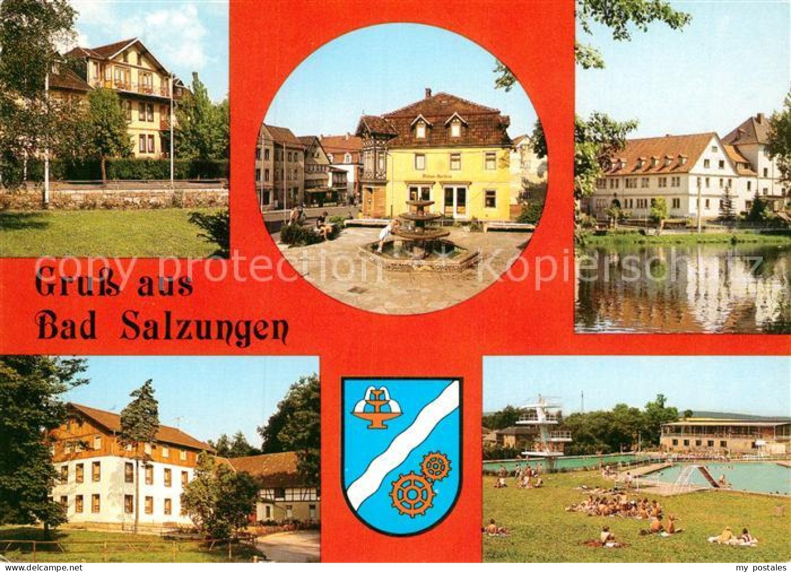 72953546 Bad Salzungen Fremdenheim Joos Marktbrunnen Hufeland Sanatorium Ferienh - Bad Salzungen