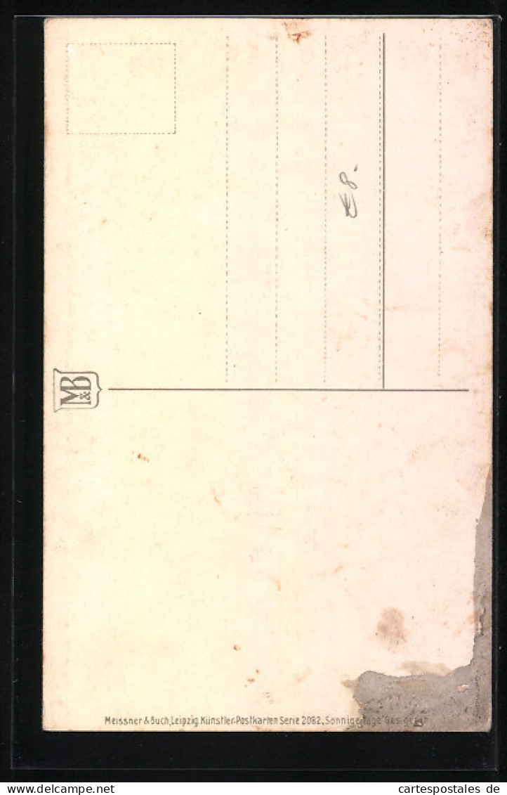 Künstler-AK Meissner & Buch (M&B) Nr. 2082: Sonnige Lage  - Otros & Sin Clasificación