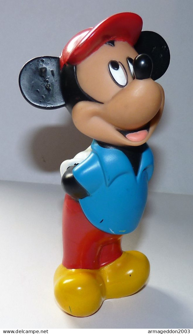 ANCIENNE FIGURINE DISNEY MICKEY 14 Cm / 0-18MOS BE - Disney