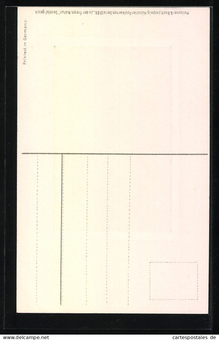 Künstler-AK Meissner & Buch (M&B) Nr. 1526: Frühlingsfeuer Am Fluss  - Sonstige & Ohne Zuordnung