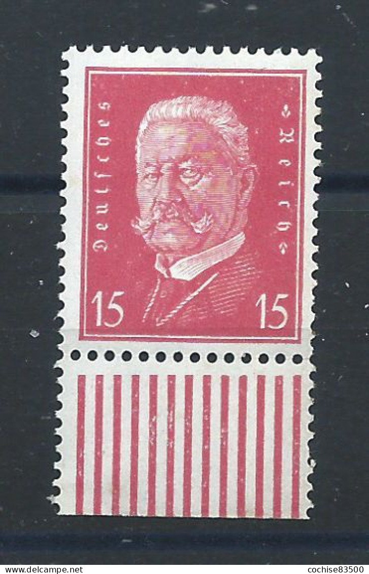 Allemagne Empire N°405** (MNH) 1928/32 - Président "Paul Von Hindenburg" - Unused Stamps