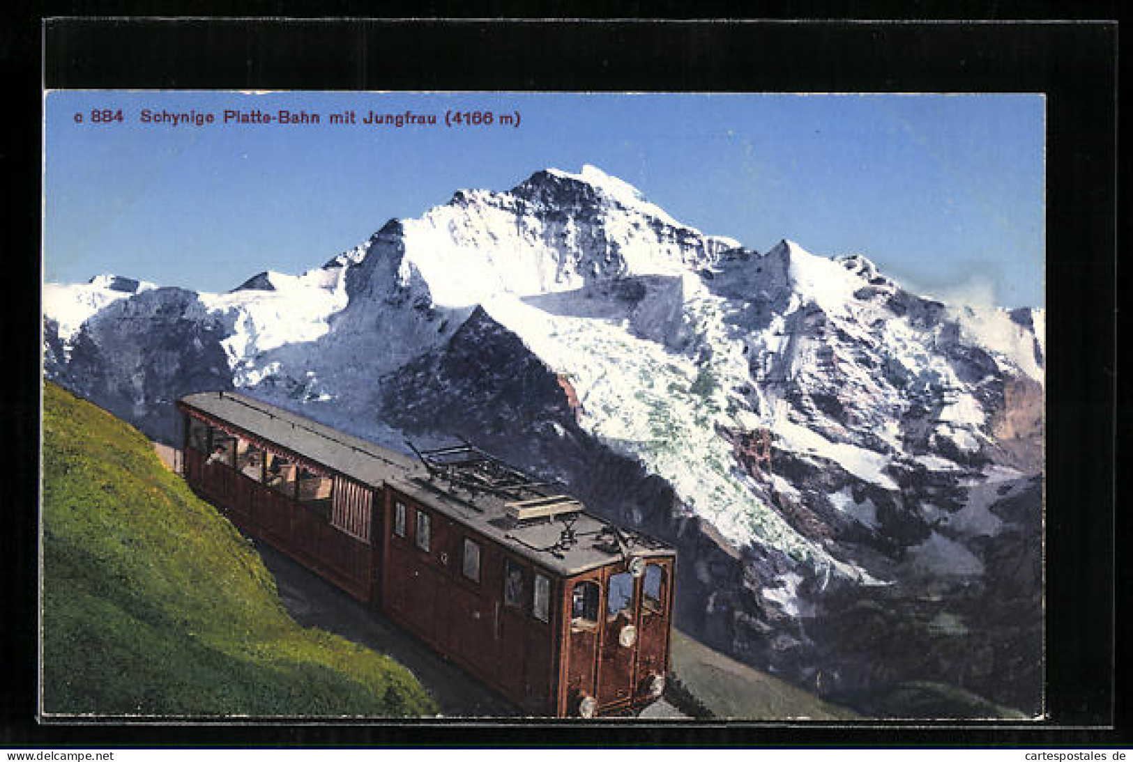 AK Schynige Platte-Bergbahn Mit Jungfrau  - Sonstige & Ohne Zuordnung