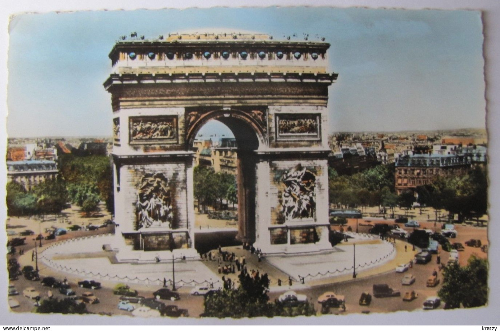 FRANCE - PARIS - L'Arc De Triomphe De L'Etoile - 1958 - Arc De Triomphe