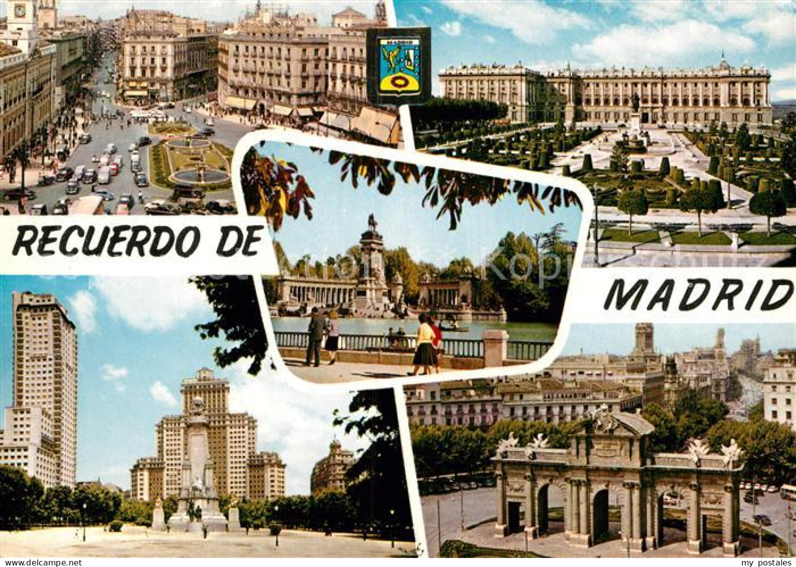 72953460 Madrid Spain Puerta Del Sol Palacio Real Parque Del Retiro Plaza De Esp - Andere & Zonder Classificatie