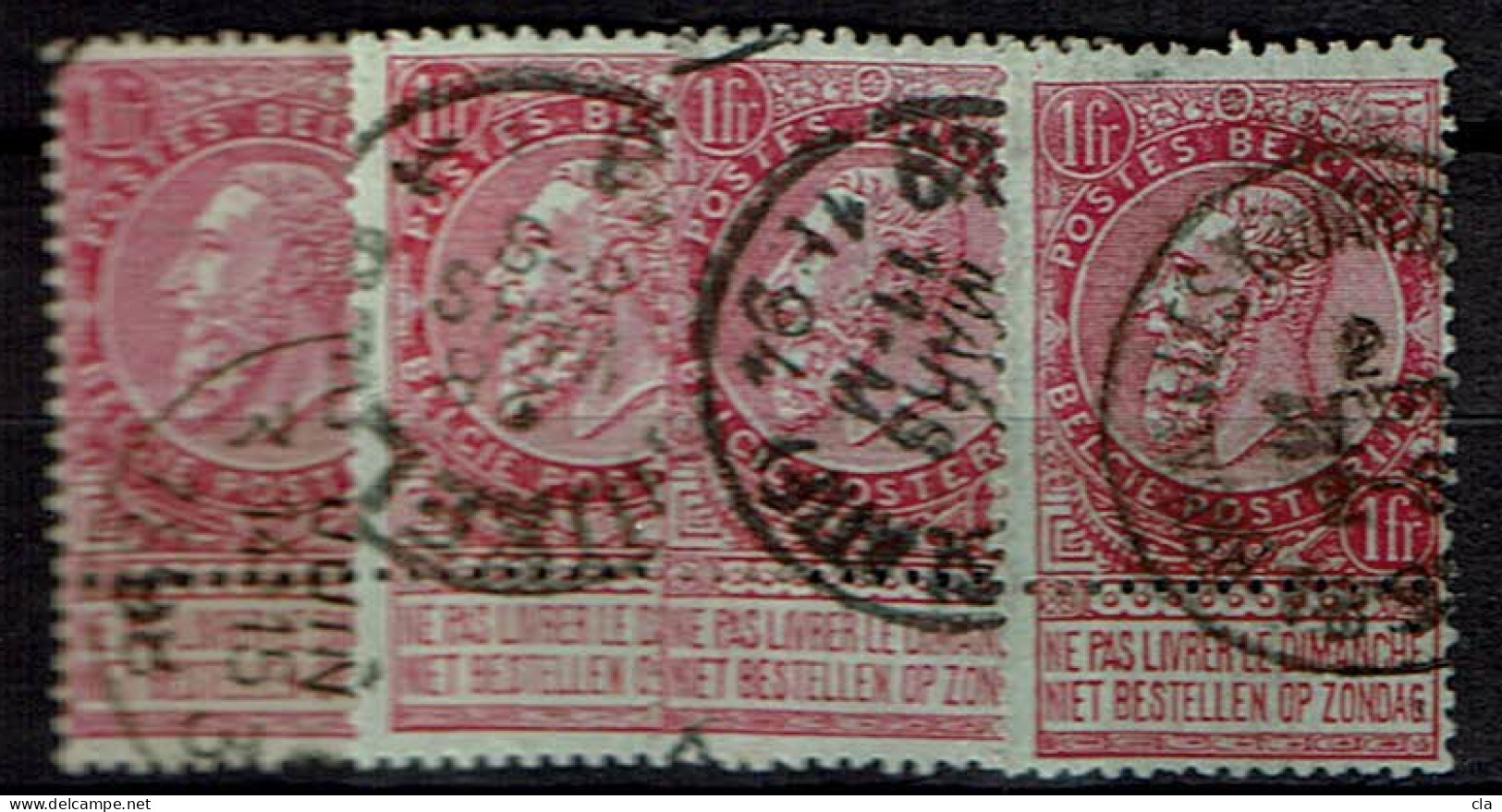 64  Obl   4 Nuances - 1893-1900 Fine Barbe