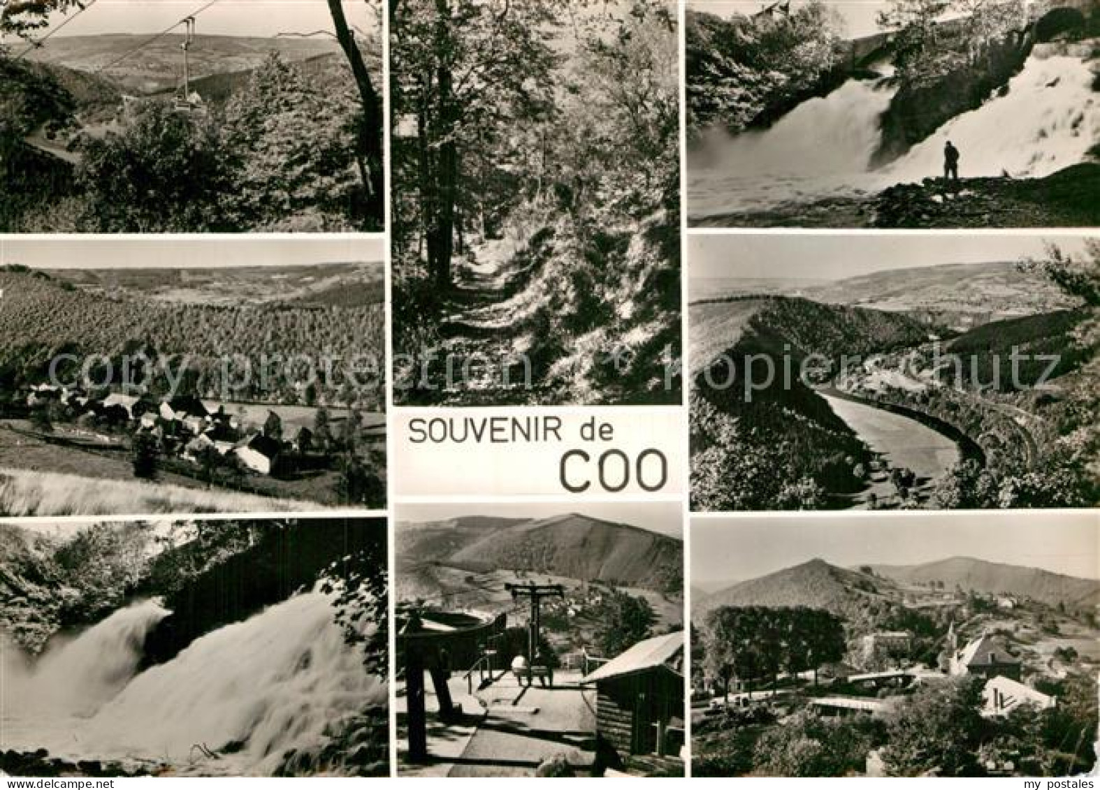 72953423 Coo Stavelot Landschaftspanorama Bergbahn Bergstation Wasserfall Coo St - Autres & Non Classés