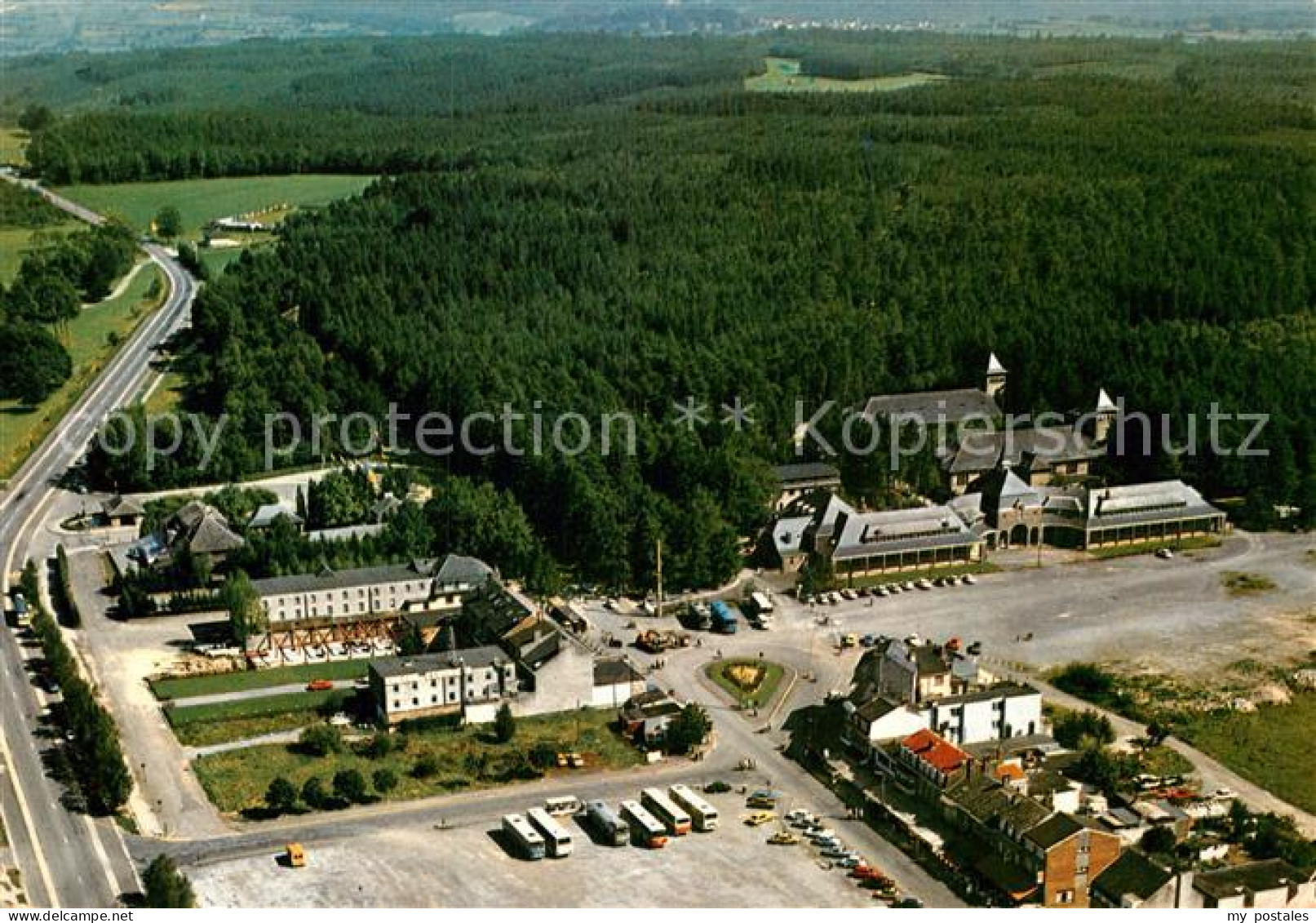 72953414 Banneux Notre Dame Vue Aerienne Banneux Notre Dame - Sonstige & Ohne Zuordnung