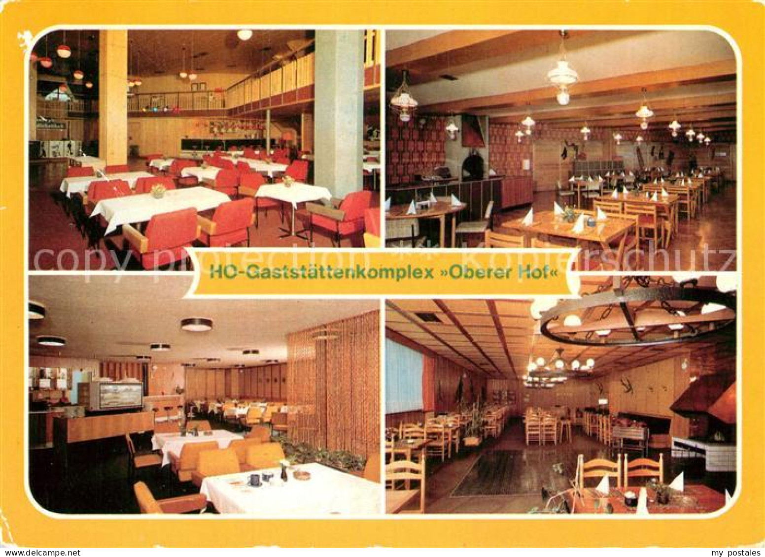 72953384 Oberhof Thueringen HO Gaststaettenkomplex Oberer Hof Tanzbar Restaurant - Oberhof