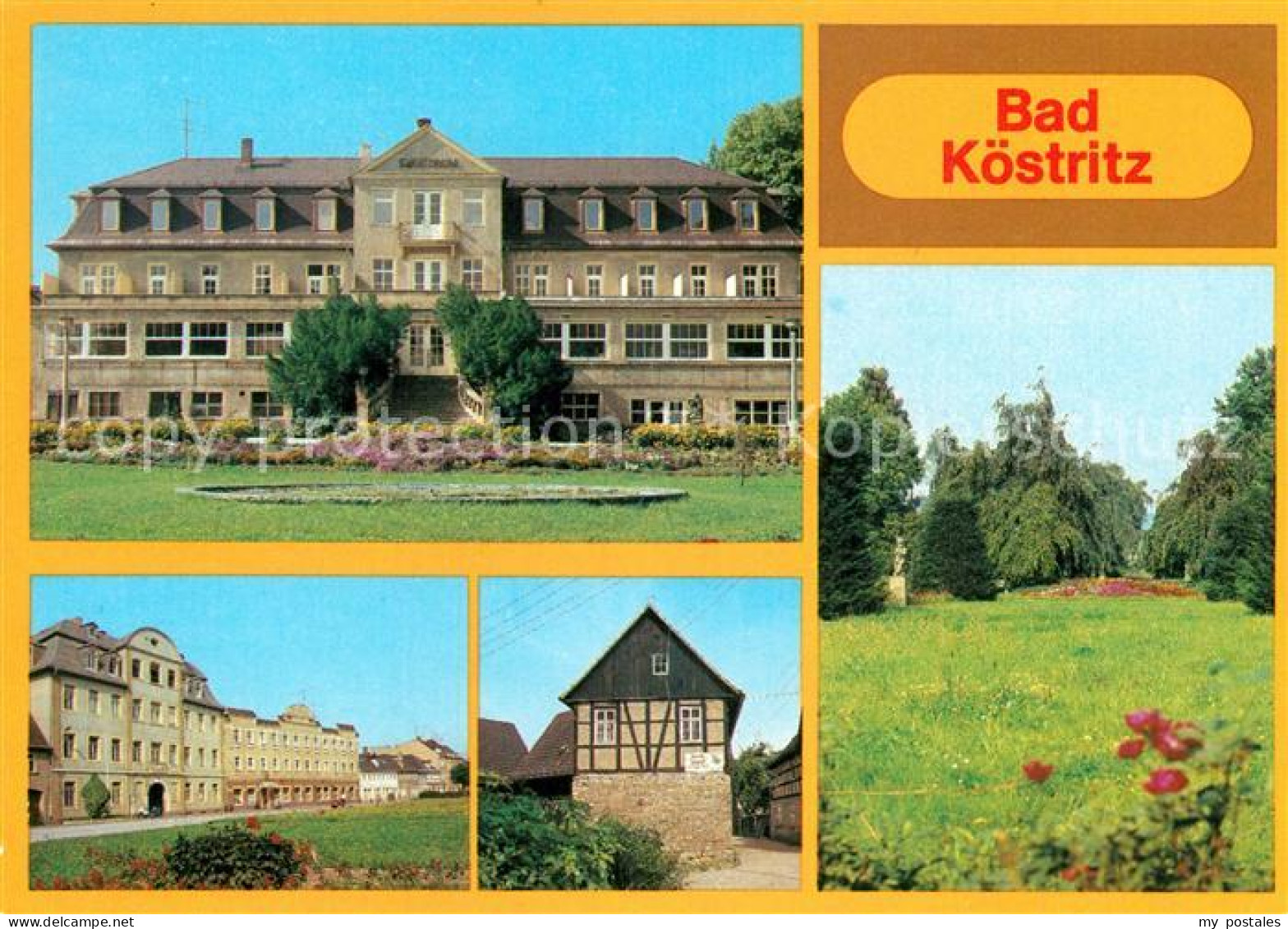 72953353 Bad Koestritz Sanatorium Ernst Thaelmann Strasse HO Gaststaette Schloss - Bad Koestritz