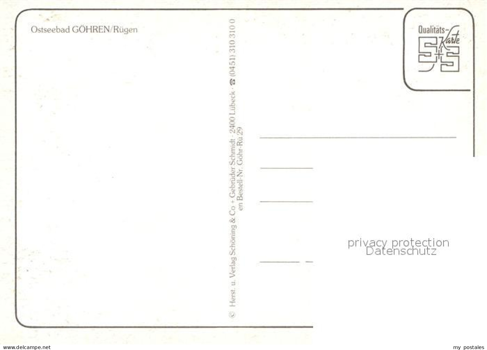 72953340 Goehren Ruegen Fliegeraufnahme Goehren - Other & Unclassified