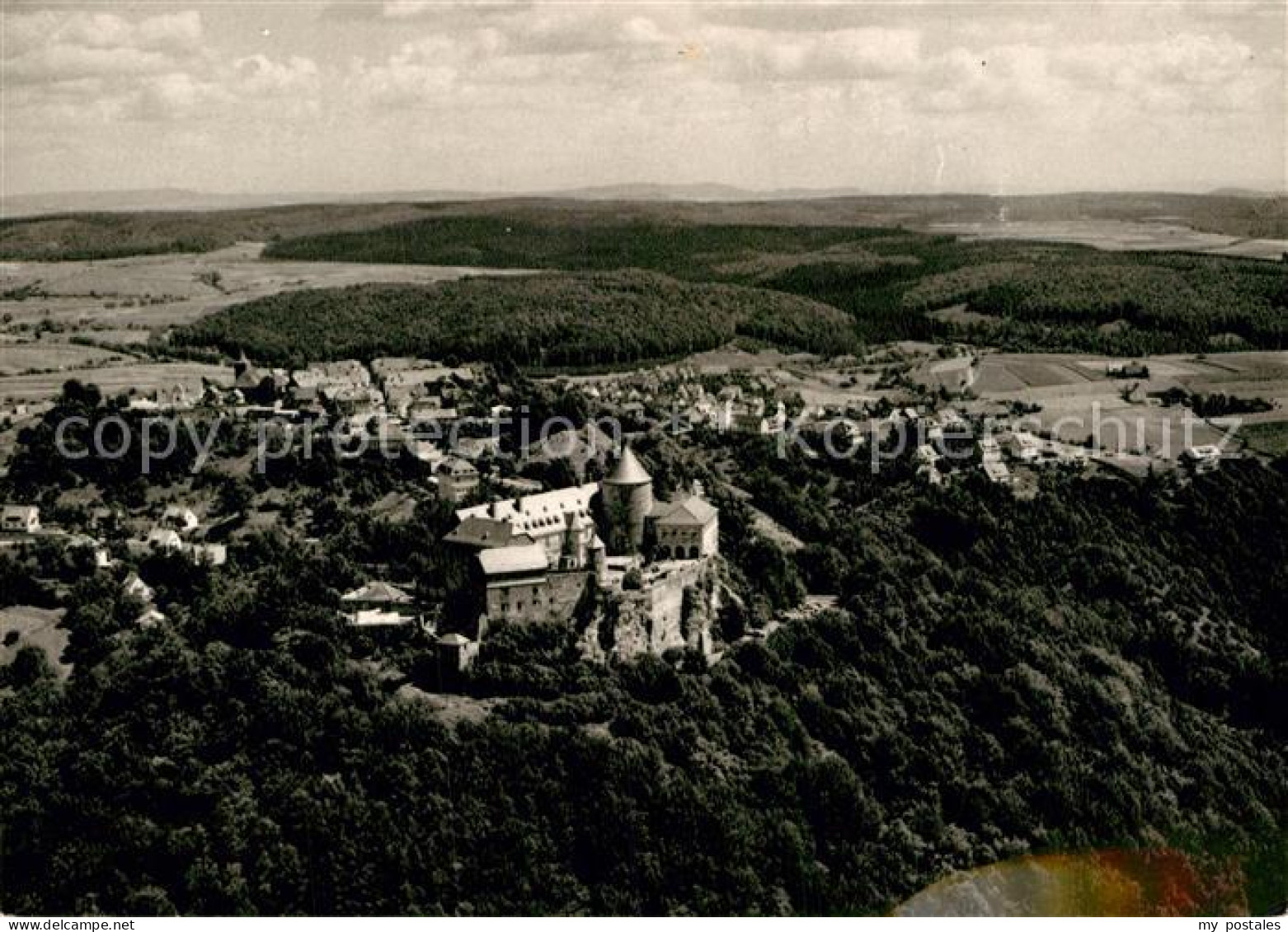 72952894 Waldeck Edersee Schloss Fliegeraufnahme Edersee - Andere & Zonder Classificatie