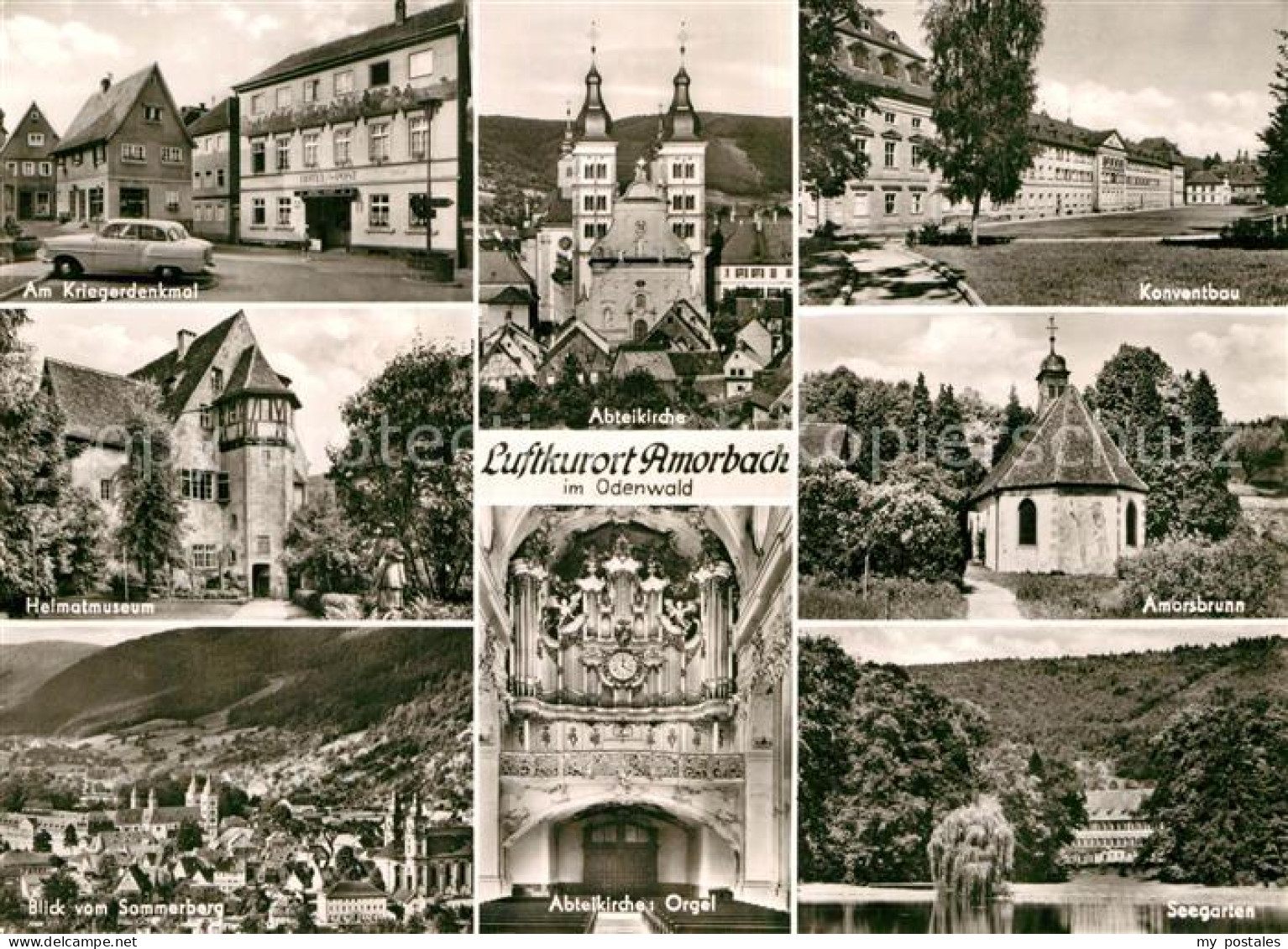 72952876 Amorbach Kriegerdenkmal Heimatmuseum Sommerberg Abteilkirche Orgel Konv - Amorbach